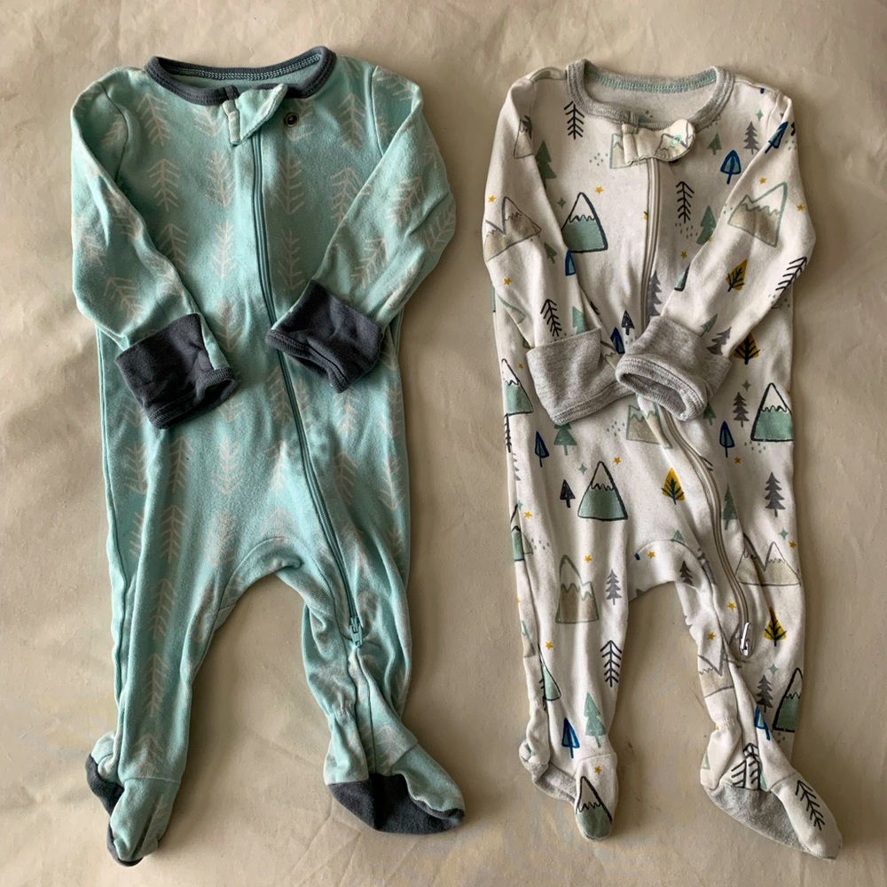 Cloud island pajamas 0-3 mo